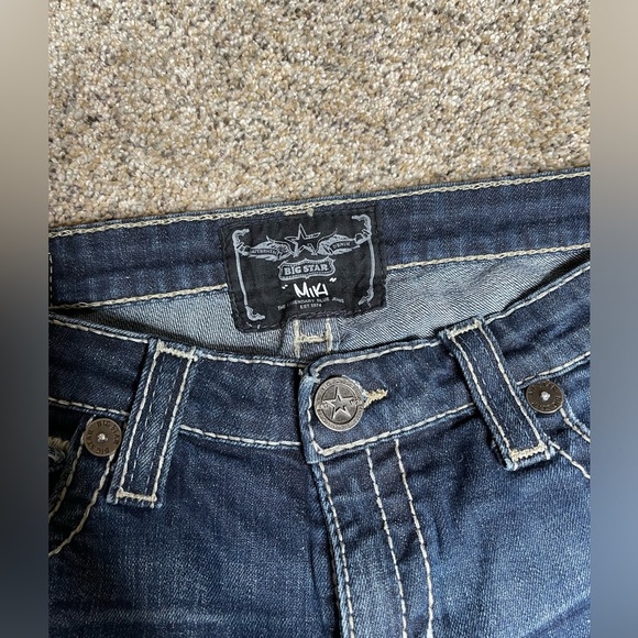 Big Star Vintage Miki Boot Cut Jeans Embroidered Western Size 28 X 33 - Picture 7 of 7
